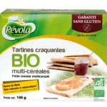 Tartines sans gluten BioRevola